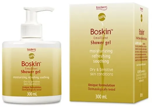 Boskin Shower Gel Detergente Emolliente Pelle Secca 300 ml